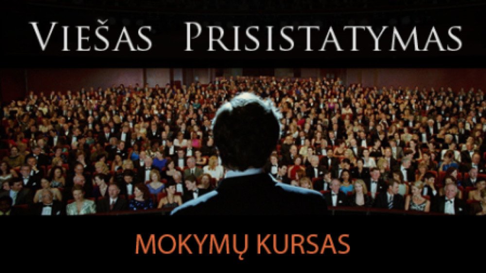 Mokymų komplektas - Viešas prisistatymas