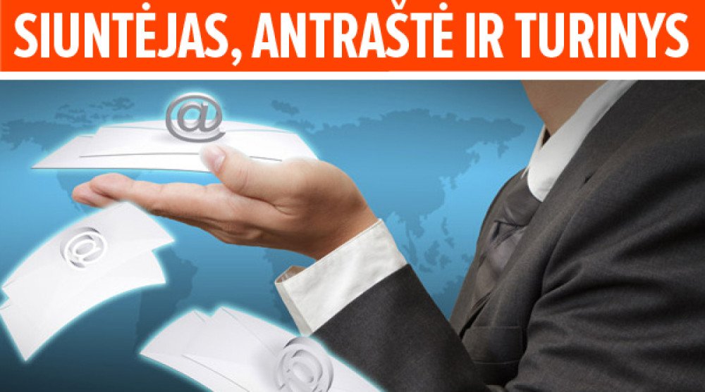 Siuntėjas, antraštė ir turinys